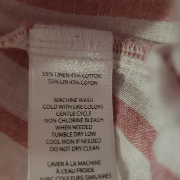 Beachlunchlounge Striped Ruffled Sleeve Top - Picture 6 of 6